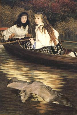 James Tissot On the Thames a Heron (nn01) China oil painting art